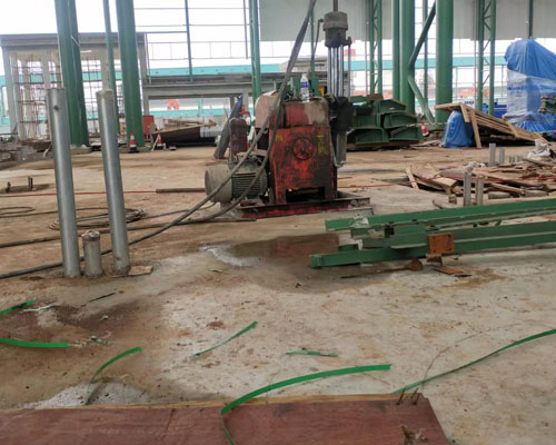 文罗镇地面下沉注浆