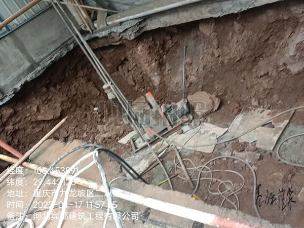 文罗镇基础下沉注浆